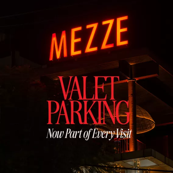 Valet Parking at Mezze by Roadhouse